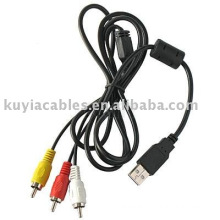 5ft 3 RCA to USB Cable Converter AV A/V TV Adapter Cord Cable